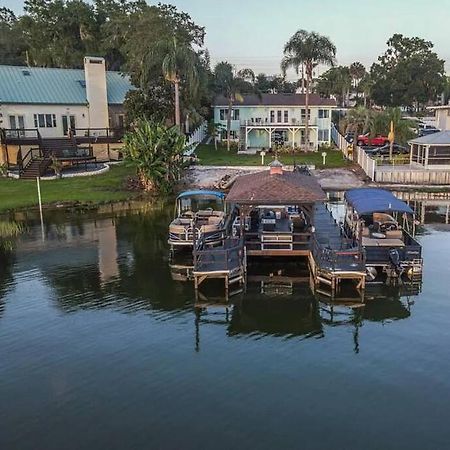 Lakefront Duplex With Pontoon Boat 2 Bedroom Home Mount Dora Dış mekan fotoğraf
