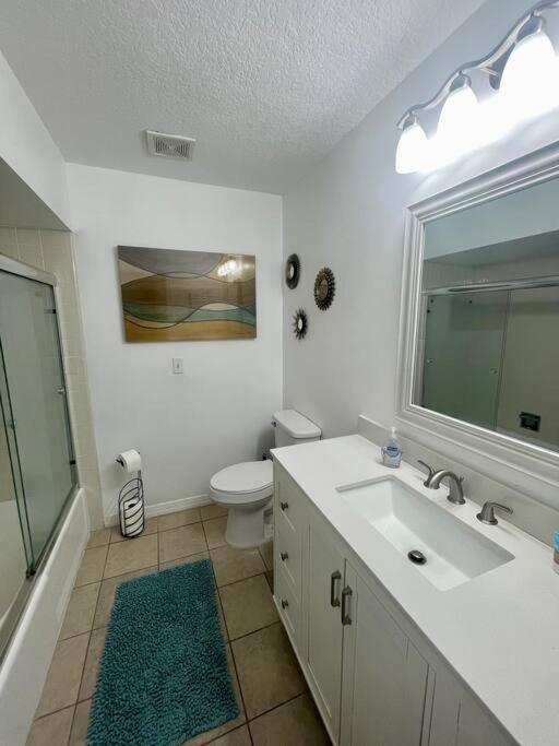 Lakefront Duplex With Pontoon Boat 2 Bedroom Home Mount Dora Dış mekan fotoğraf