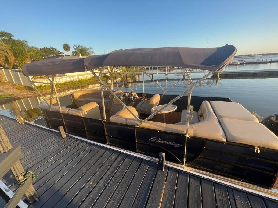 Lakefront Duplex With Pontoon Boat 2 Bedroom Home Mount Dora Dış mekan fotoğraf