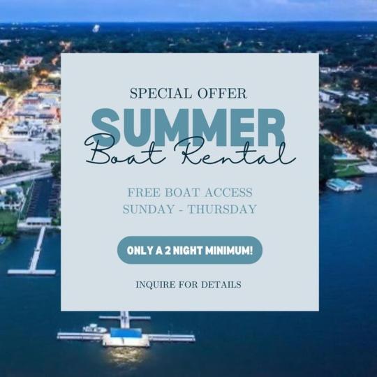 Lakefront Duplex With Pontoon Boat 2 Bedroom Home Mount Dora Dış mekan fotoğraf